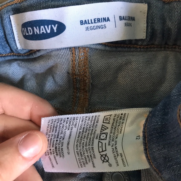 OLD NAVY low rise jeggings. size 12 - Picture 2 of 5
